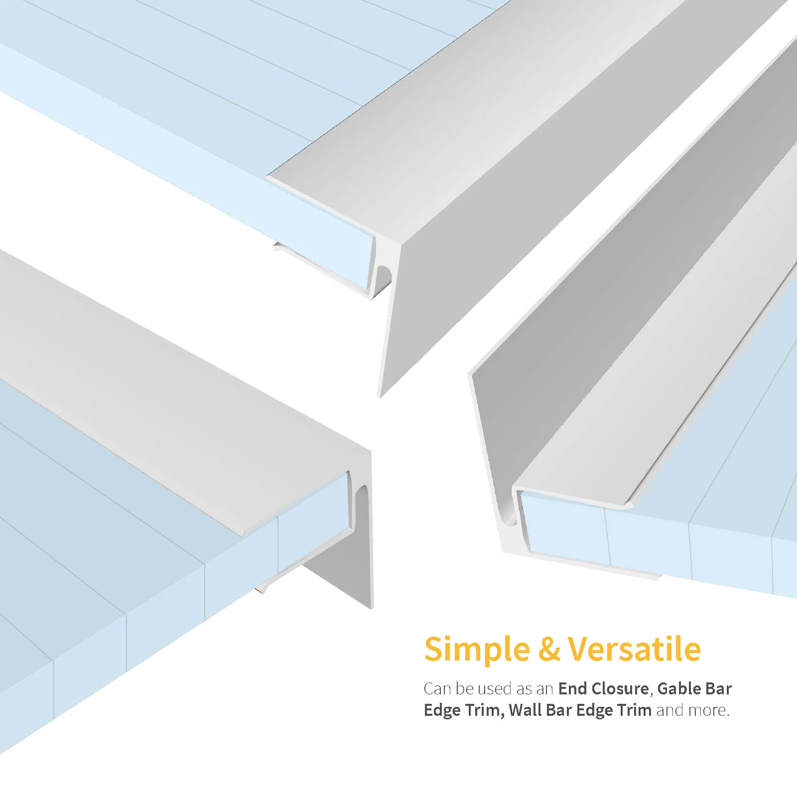 16mm Aluminium F-Section - Image 3