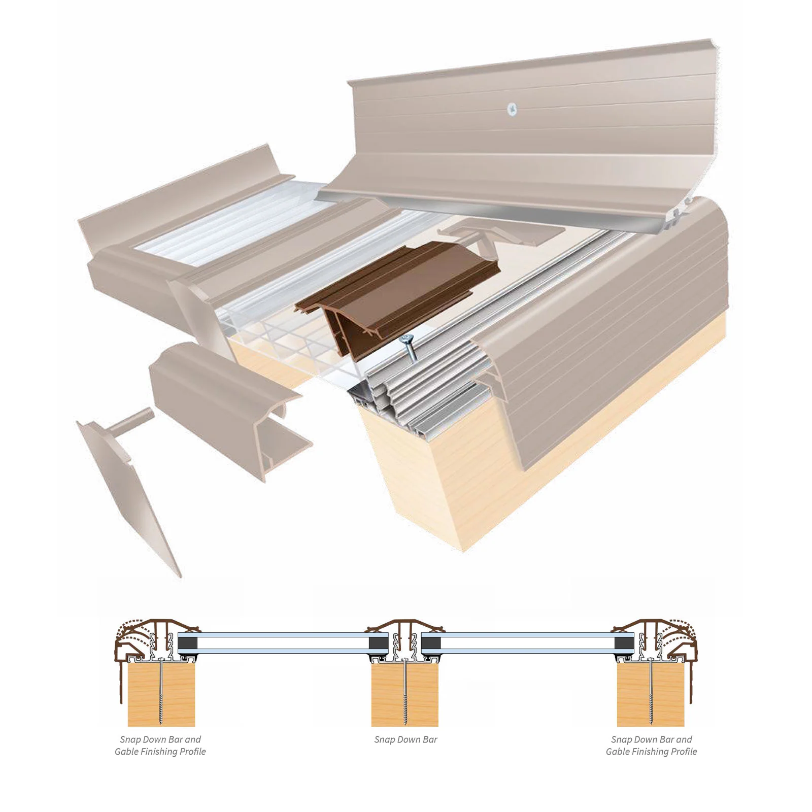 Exitex Capex Snap Down Gable Finishing Profile - Image 3