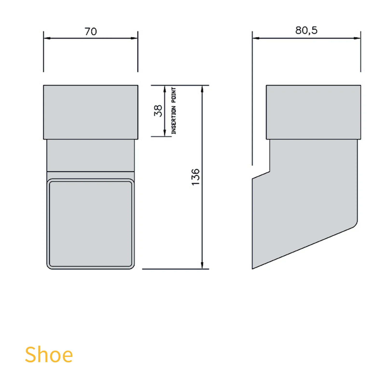 FloPlast 65mm Square Downpipe - Image 60