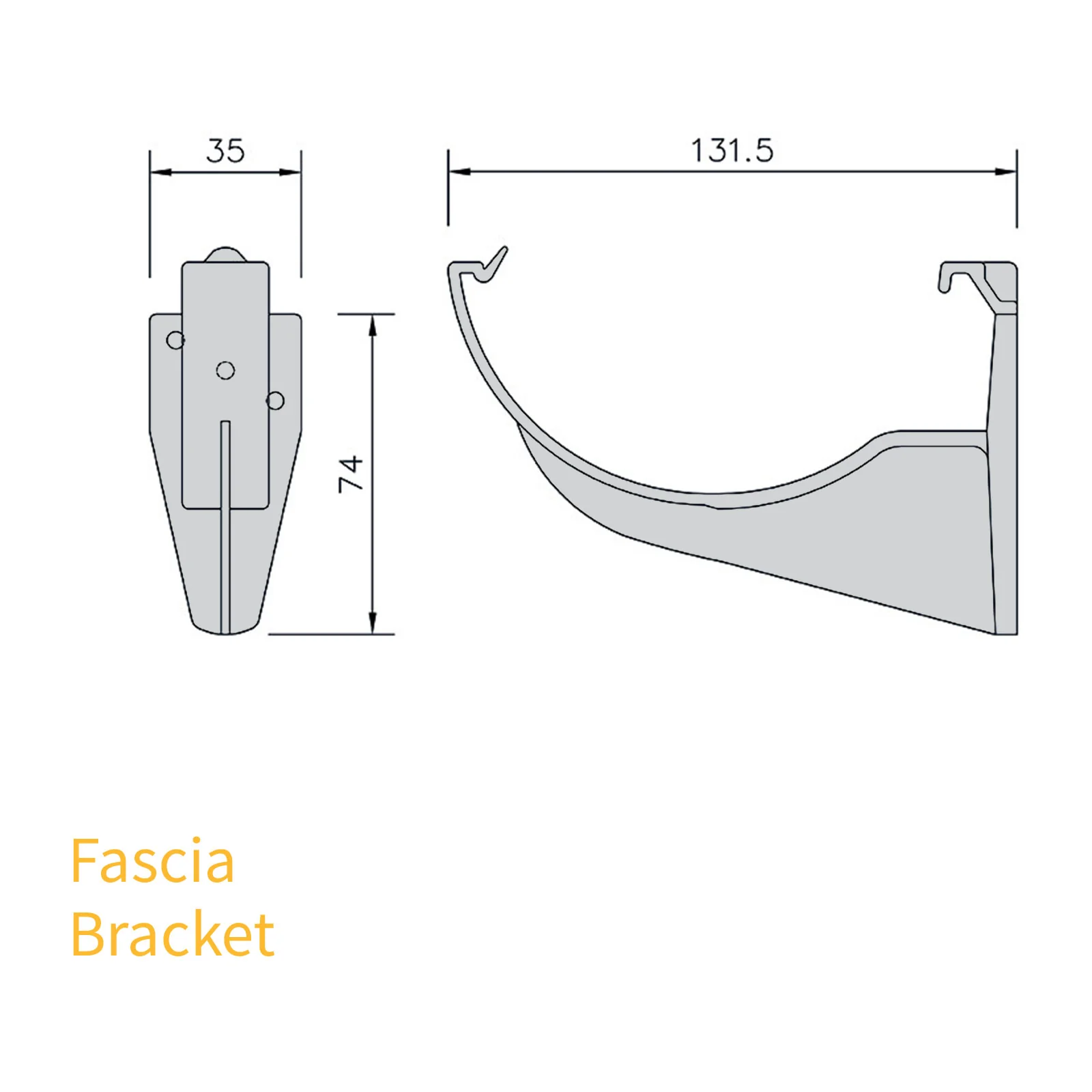 FloPlast Half Round 112mm Gutter - Image 8