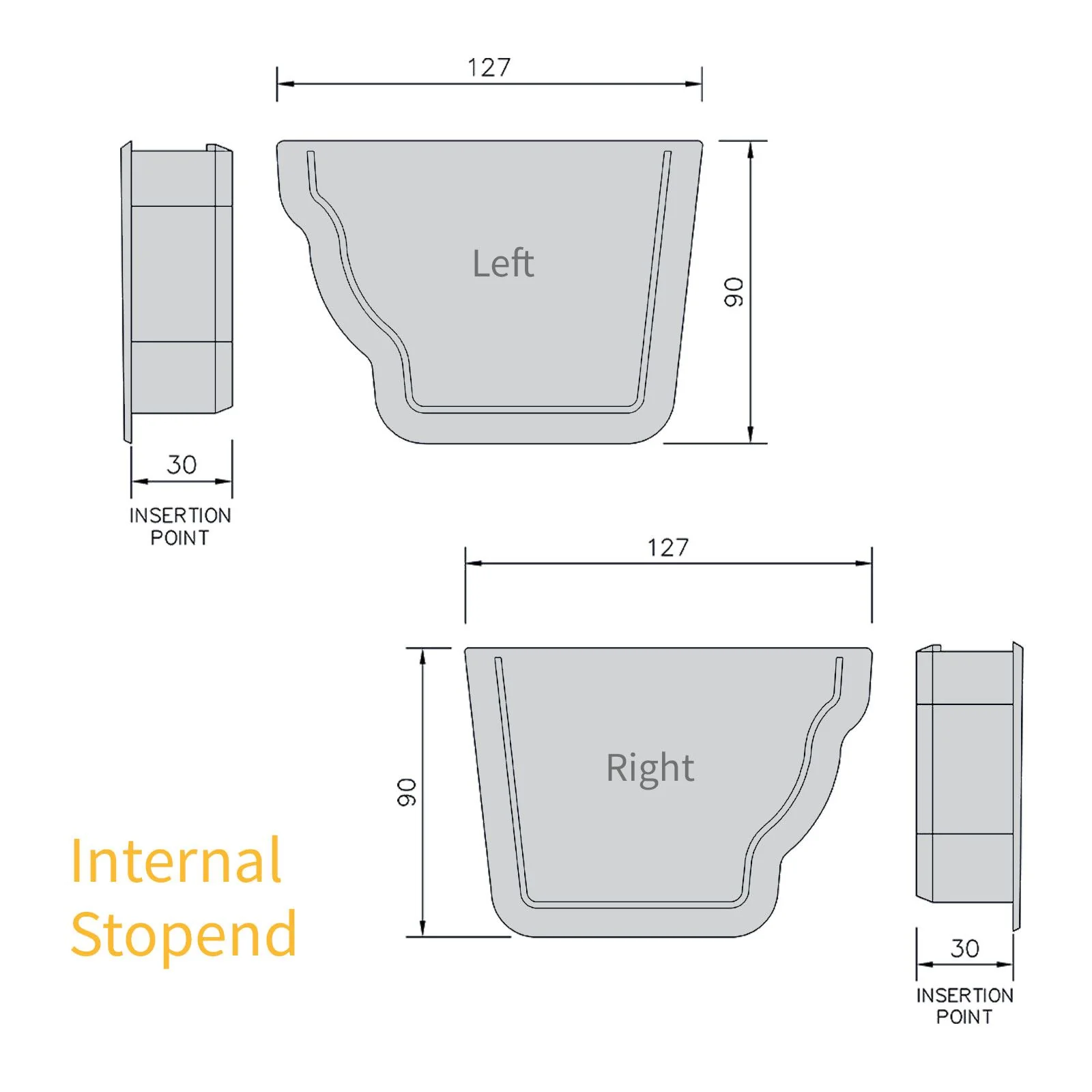FloPlast Niagara Ogee 110mm Gutter - Image 17