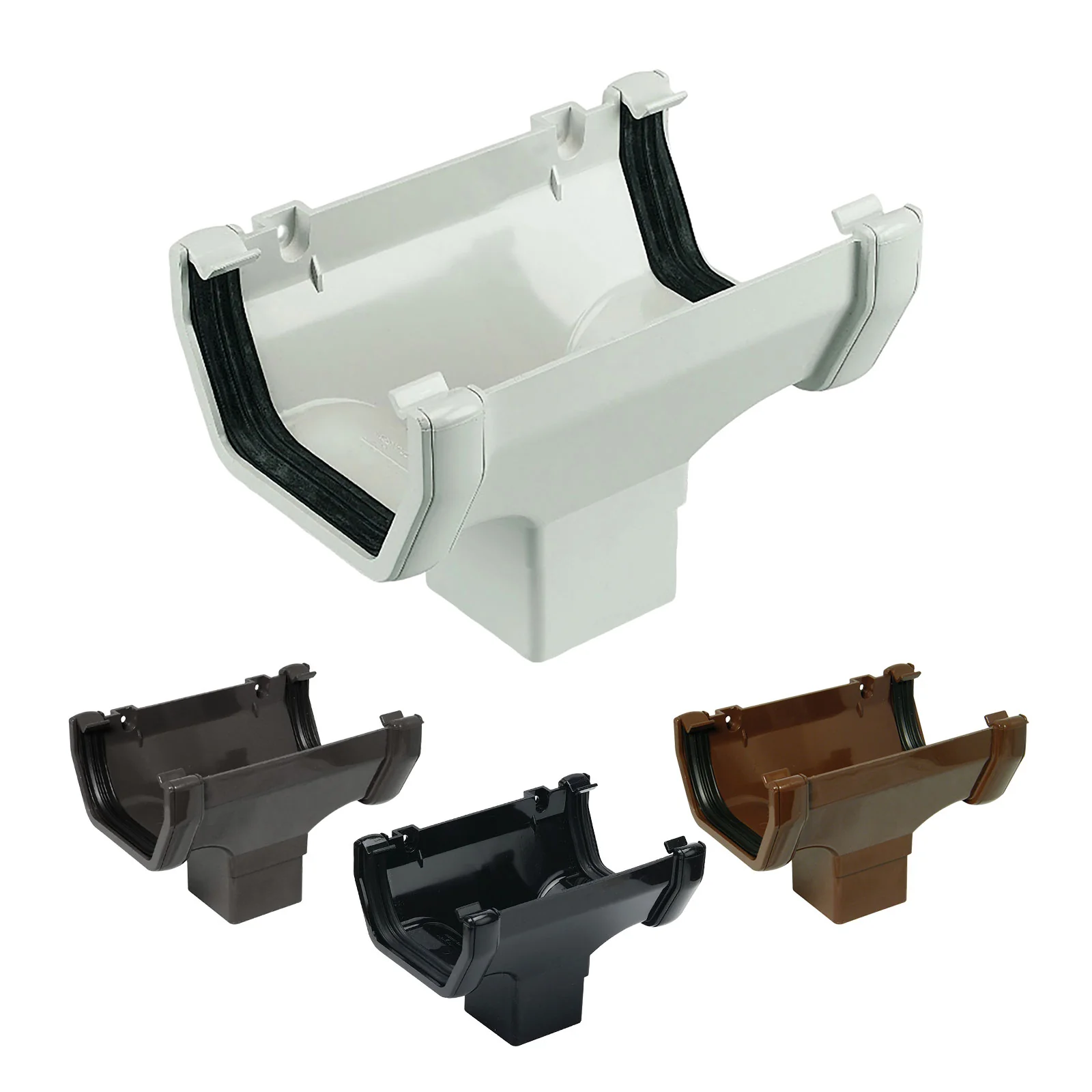 FloPlast Square Line 114mm Gutter - Image 10