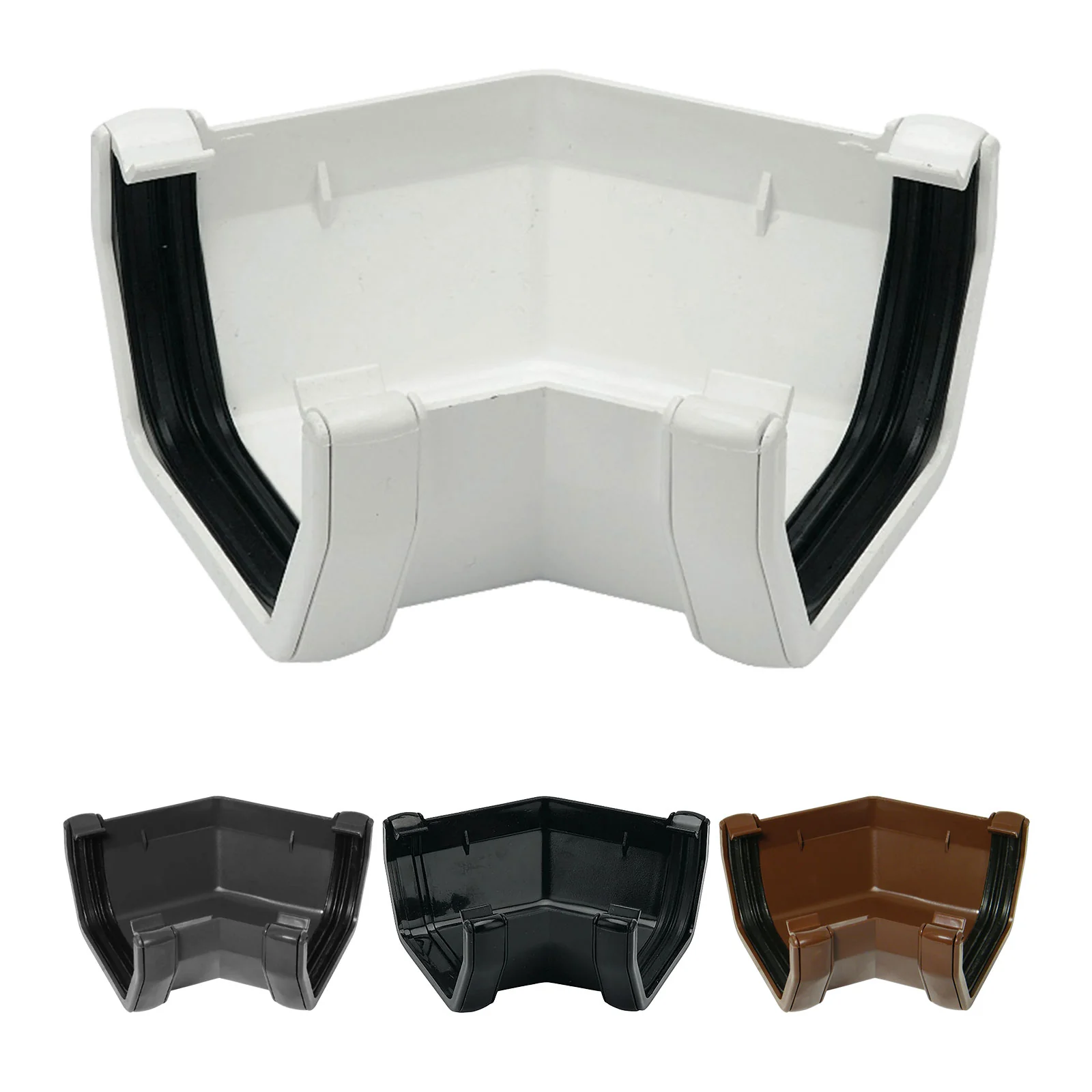 FloPlast Square Line 114mm Gutter - Image 3