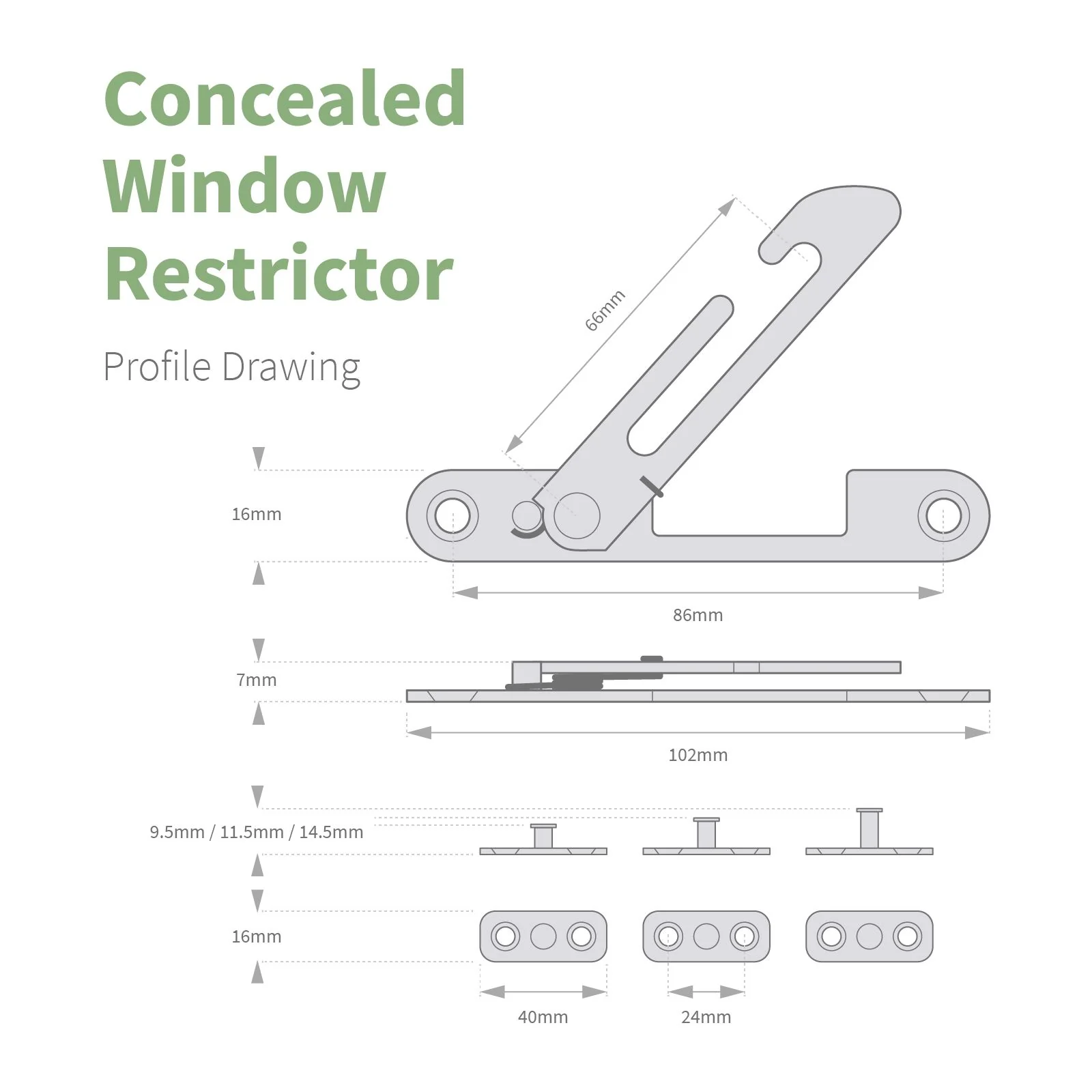 Universal Concealed Window Restrictor Kit - Image 4